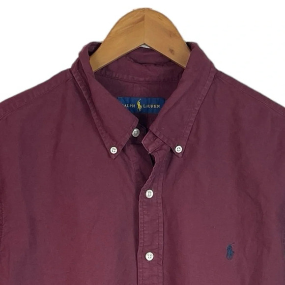 BF1391 Mens Polo Ralph Lauren Designer Button Down Shirt XL - Picture 3 of 4